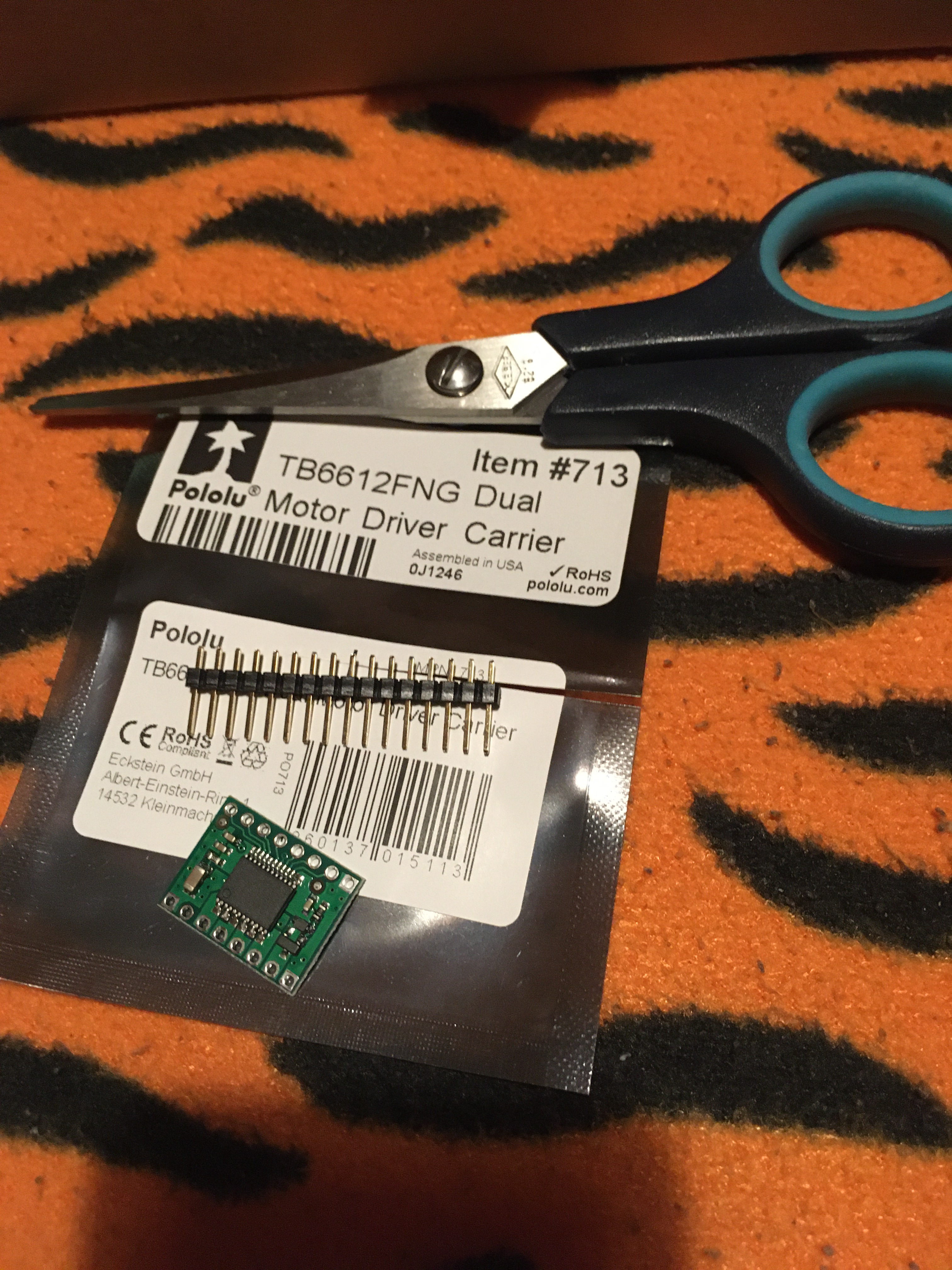 Pololu motor driver TB6612FNG